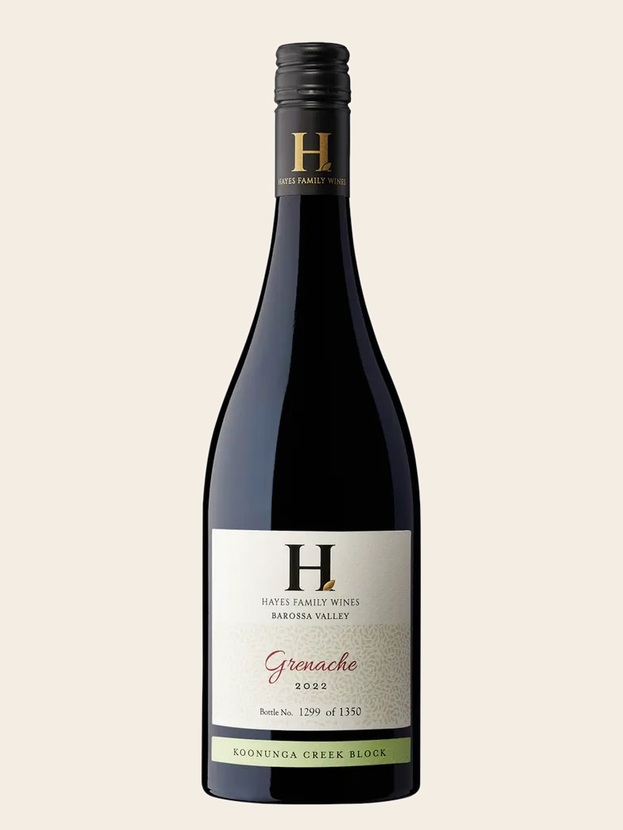 Hayes Family Grenache Koonunga Vineyard 2022